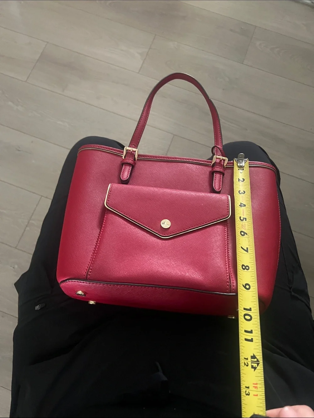 MK Saffiano Tote Bag - Classic Everyday Shoulder Bag
